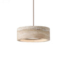 Natural Travertine Disc Pendant Light – Iaeston – Product Detail 5