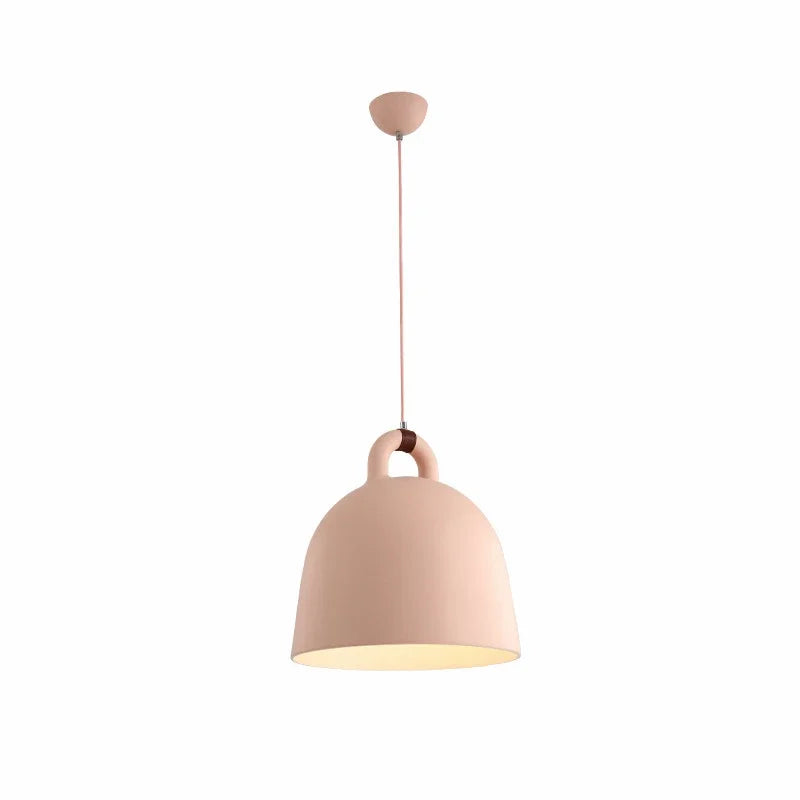 Relavorn resin bell pendant light — Pink