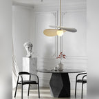 Intersecting Disc & Globe Sculptural Pendant Light – Serenox – Hero Shot
