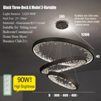 Multi-Ring Crystal Fringe Chandelier – Mevorath – Product Detail 18