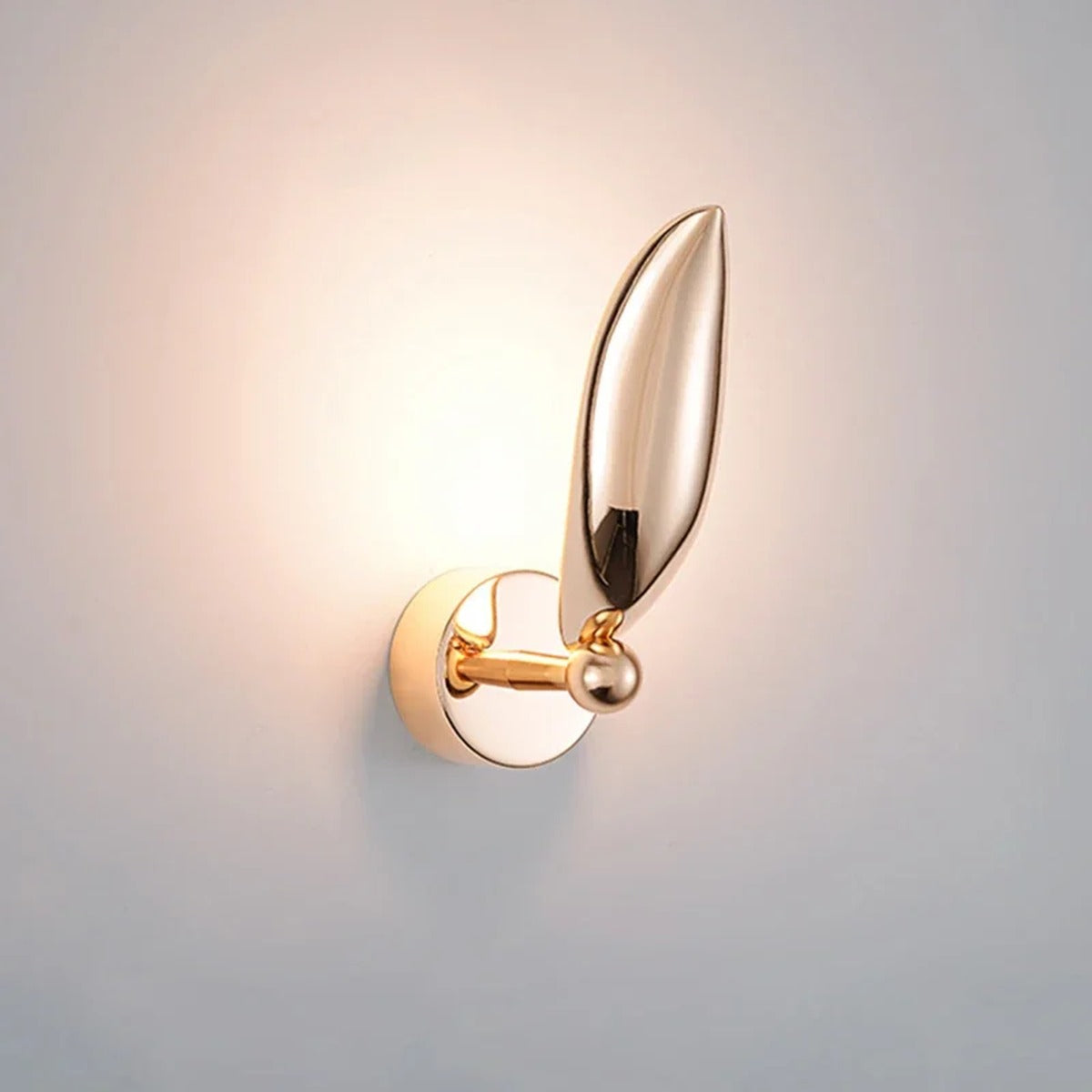 Polished Gold Wing Wall Sconce – Xarventh – Hero Shot