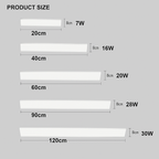 Architectural Aluminum Outdoor Wall Sconce Murenth – Size Guide (20-120cm)