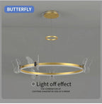 Forixan Butterfly Ring Pendant – Studio Detail, Light Off