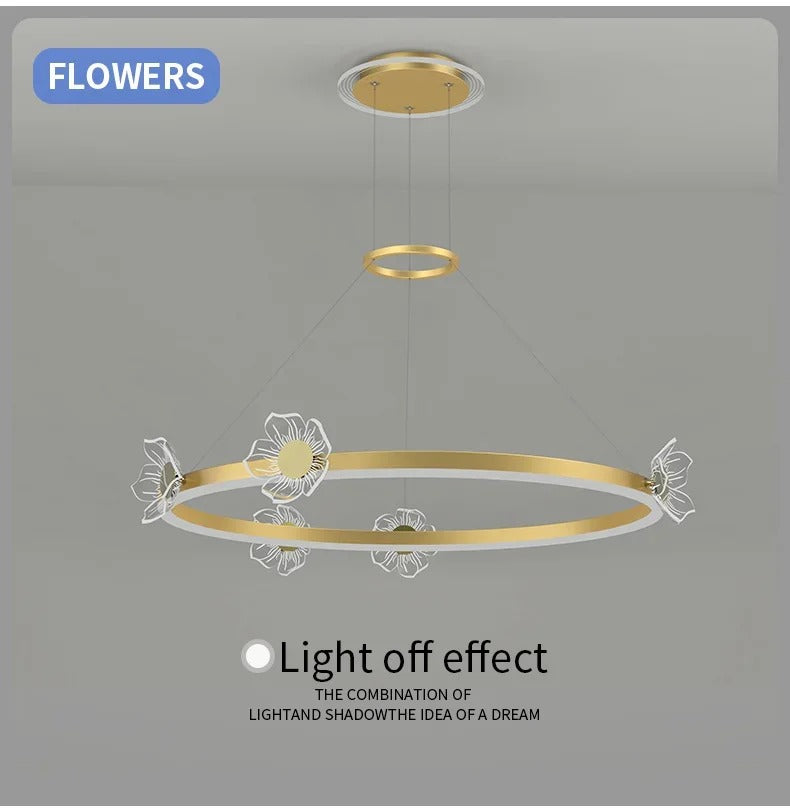 Forixan Flower Ring Pendant – Studio Detail, Light Off