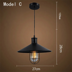 Forgeron Wire Cage Pendant Light – Dimensions Ø27×H28cm