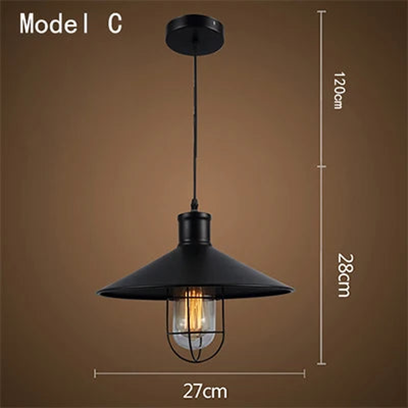 Forgeron Wire Cage Pendant Light – Dimensions Ø27×H28cm