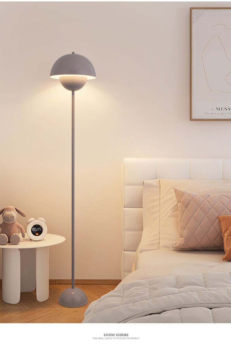 Half-Dome Flowerpot Metal Floor Lamp – Fungari
