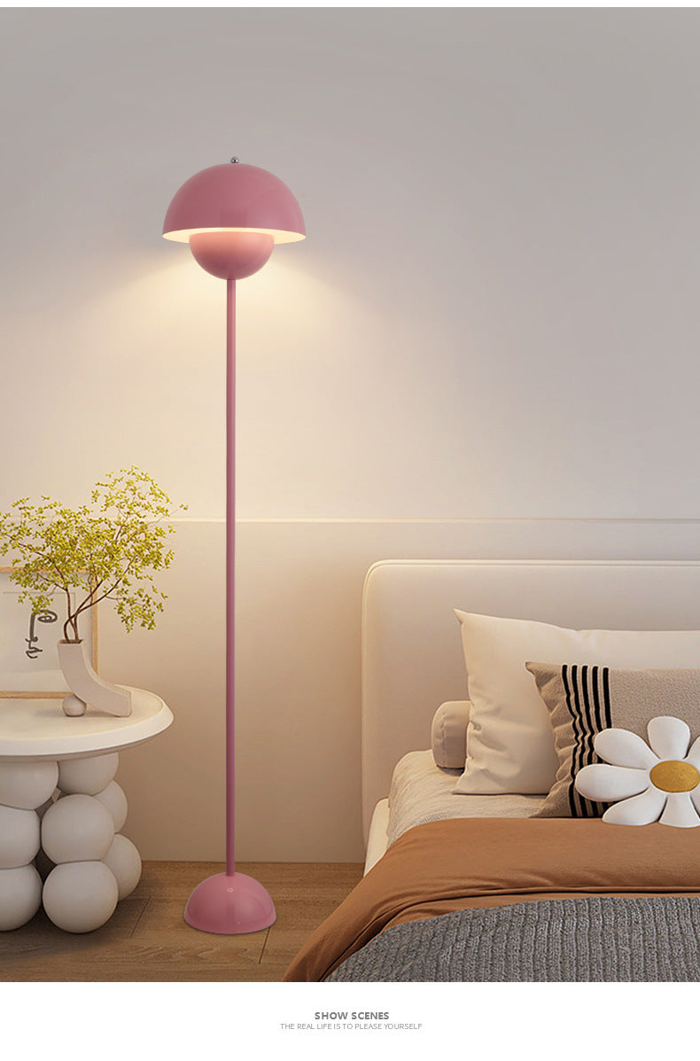 Half-Dome Flowerpot Metal Floor Lamp – Fungari