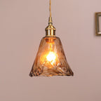 Handblown Amber Glass Pendant Light – Ambrix – Lifestyle View 2