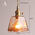 Handblown Amber Glass Pendant Light – Ambrix – Product Detail 9