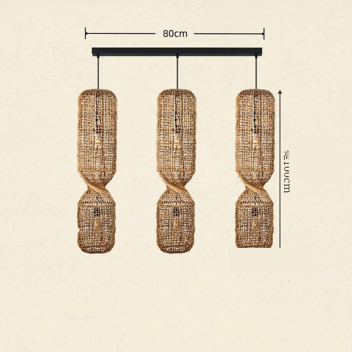 Chandelier Helion - Linear Cluster 3 Heads - 100cm