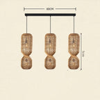 Chandelier Helion - Linear Cluster 3 Heads - 55cm