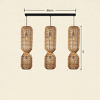 Chandelier Helion - Linear Cluster 3 Heads - 65cm