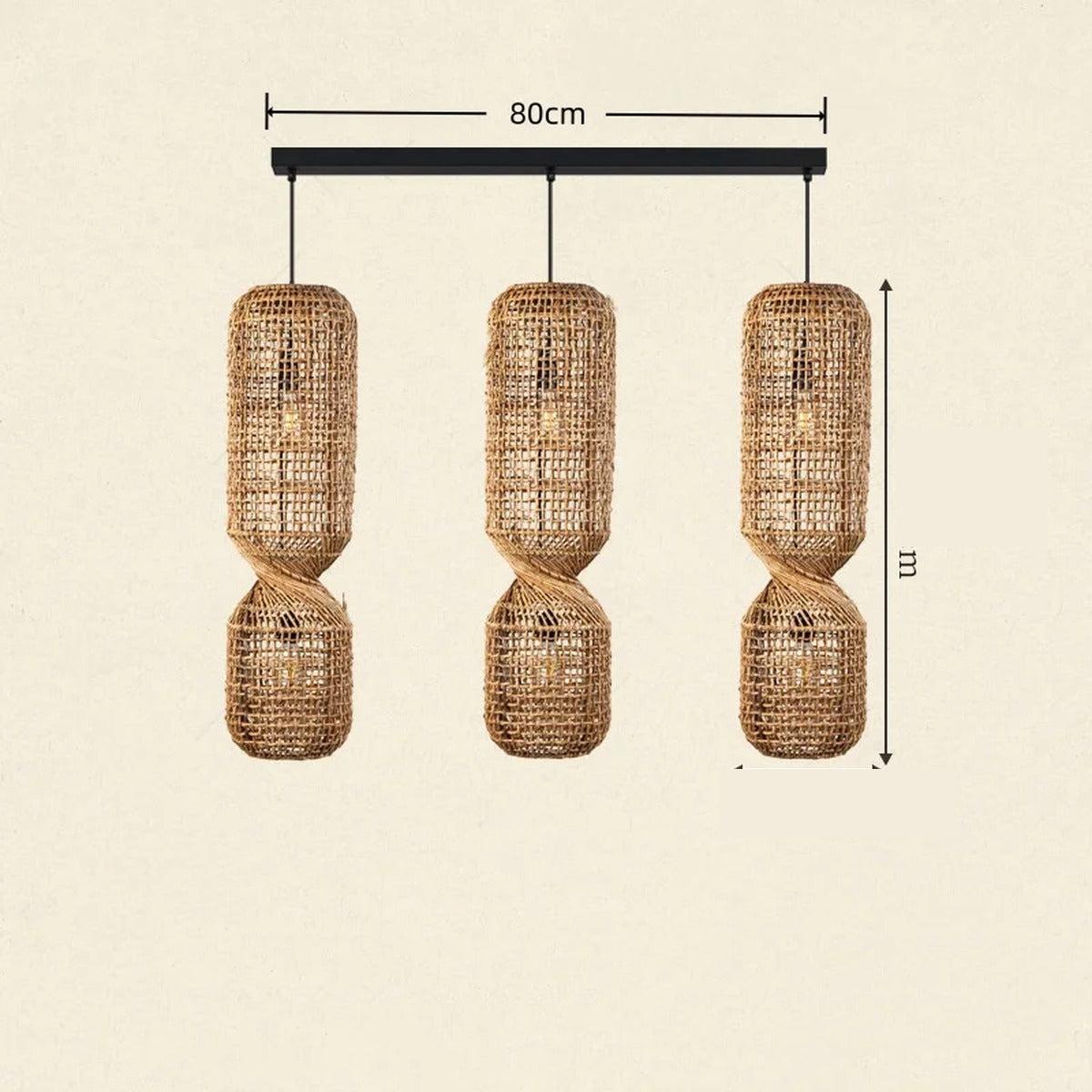 Chandelier Helion - Linear Cluster 3 Heads - 65cm