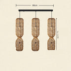 Chandelier Helion - Linear Cluster 3 Heads - 75cm