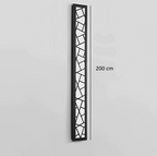 Modern Linear Aluminum Wall Sconce Therion – 200cm Studio Detail