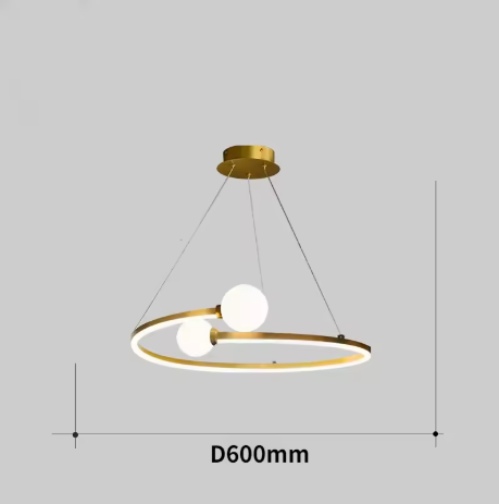Contemporary Aluminum Disc Chandelier Dalvera – Lifestyle View 4