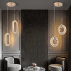 Crystalline Geometric Pendant Light Xtaeloria – Hero, Round and Oval Rings