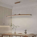 Firion walnut pendant over a kitchen counter