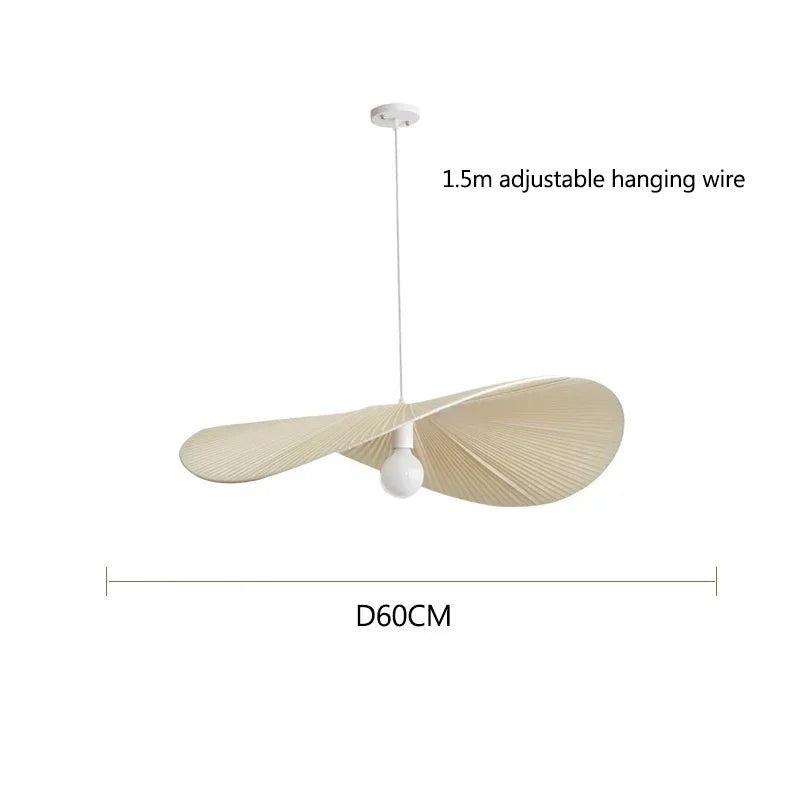 Galivora Cream Ø60cm dimension diagram with 1.5m adjustable cord