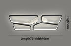 Kinetix ceiling light dimensions — 72 x 46 x 5cm