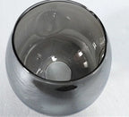 Molecular Glass Globe Cluster Chandelier Jalindra – Mirror Grey Glass Detail
