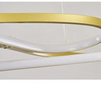 Infinity Loop Metal Pendant Light Kaelion – Crossing Loop Detail