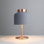 Roomira dome lamp in slate grey – studio detail, lit