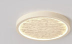 Wabi-Sabi Textured Ring Flush Ceiling Light – Zenithor – Mocha finish studio shot