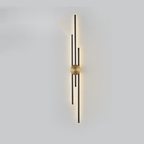 Refined Linear Aluminum Wall Sconce Nexoran – Black Finish