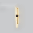Refined Linear Aluminum Wall Sconce Nexoran – Gold Finish