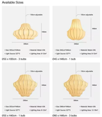 Sculpted Silk Shell Pendant Light – Oalaelindra