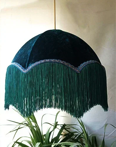 Bohemian Tasseled Velvet Pendant Light – Ouaelix