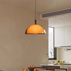 Sculpted Amber Acrylic Pendant Light Falox – Hero Shot