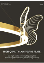 Rsaelith ring pendant – acrylic light guide detail