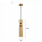 Rtaelon pendant light — dimensions (35 x 6 cm)
