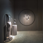 Rtaelon pendant light in a dark boutique interior — lifestyle
