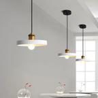 Sorvane Pendant Light – Saucer White Over Dining Table