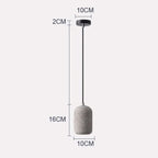 Terrazzo Capsule Pendant Arnox – Cement Shade, 3 Colours