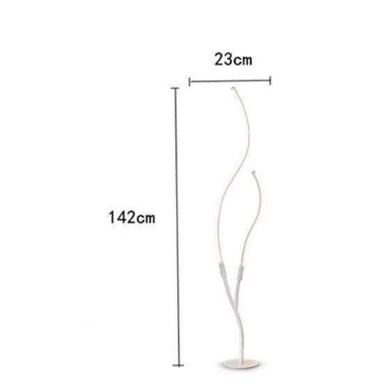 Sinuous Aluminium Branch Floor Lamp Ativo – Product Detail 13