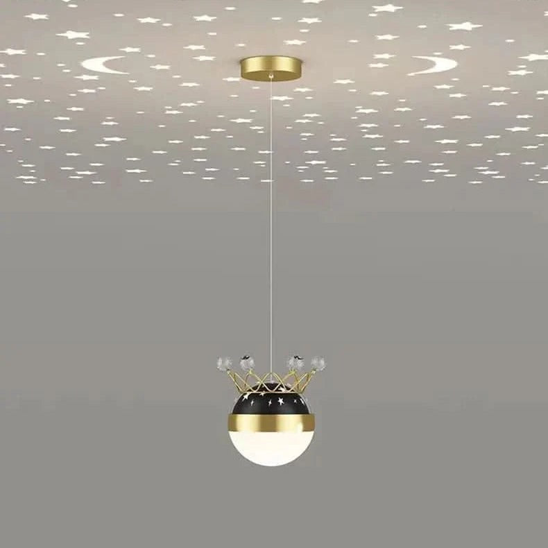 Celestial Crystal Moon Pendant Light Orbeth – Product Detail 7