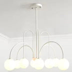 Sculptural Steel Arched Globe Chandelier Aurion – Product Detail 7