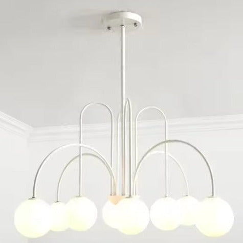 Sculptural Steel Arched Globe Chandelier Aurion – Product Detail 7