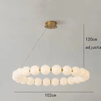 Acrylic Drum Flush Chandelier Capmon – Product Detail 8