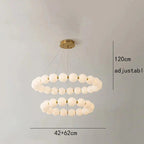 Acrylic Drum Flush Chandelier Capmon – Product Detail 11