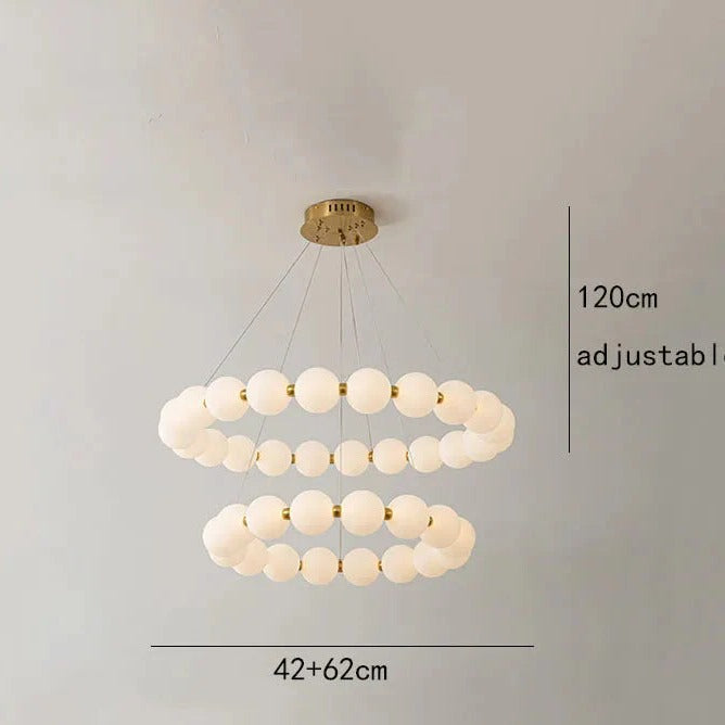 Acrylic Drum Flush Chandelier Capmon – Product Detail 11