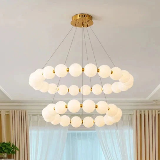 Acrylic Drum Flush Chandelier Capmon – Product Detail 13