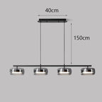 Minimalist Linear Flush Pendant Light Casovex – Product Detail 7