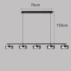 Minimalist Linear Flush Pendant Light Casovex – Product Detail 8