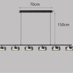 Minimalist Linear Flush Pendant Light Casovex – Product Detail 9